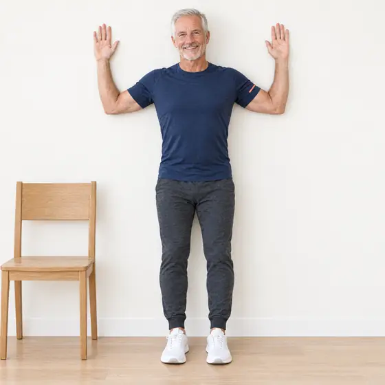 Wall Angels: Stand with your back against a wall, feet a little forward.